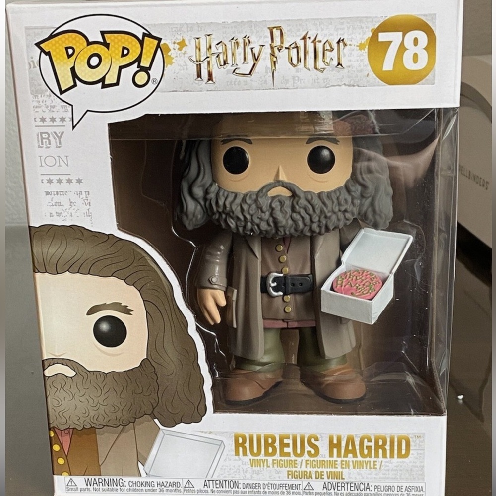 #78 Funko Rubeus Hagrid Figure with Birthday Cake